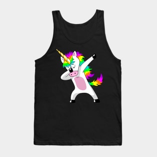 Dabbing Unicorn Dab Cute Summer Tank Top